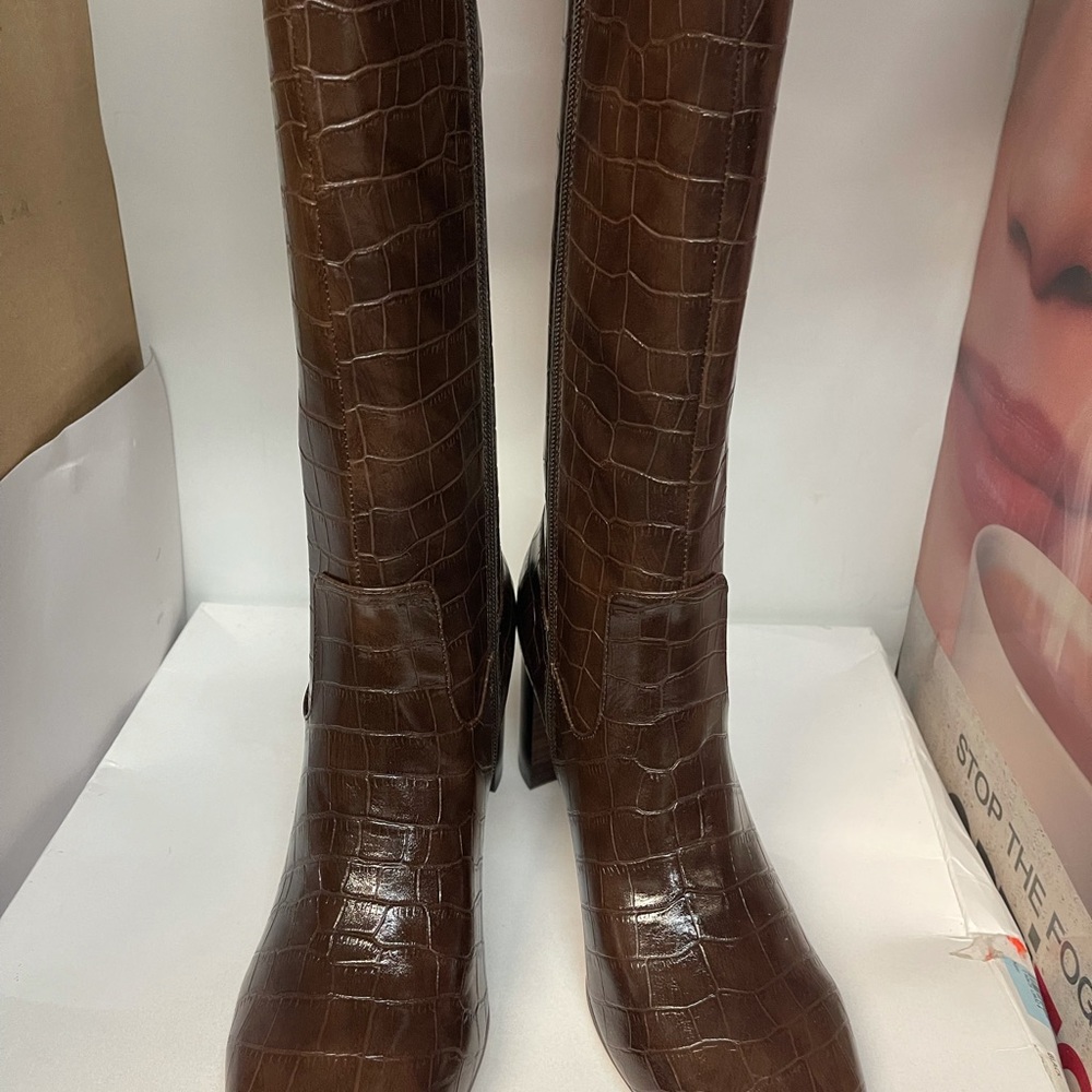 BNIB Marc Fisher Secalm Revela3 Boots Dk Brown - Picture 9 of 16